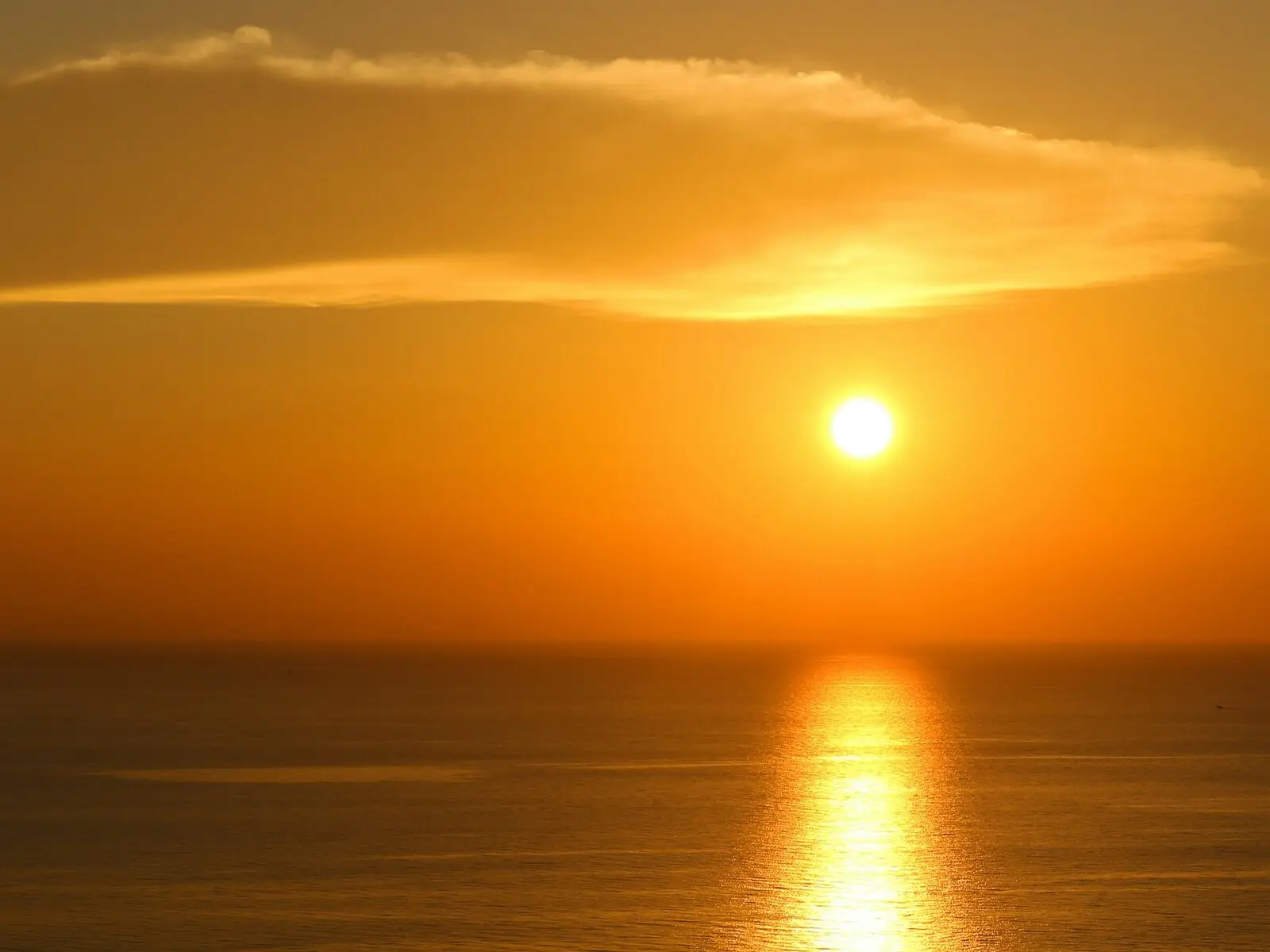 West-coast sunset near Sri Thanu